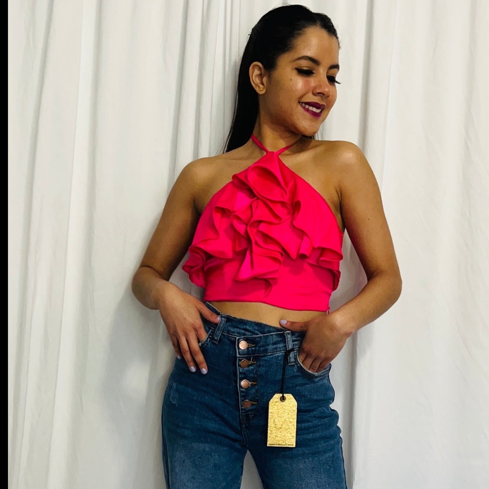 Pink top from boutique